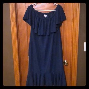 Lularoe Cici Dress- Slate Blue